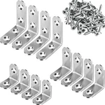 Yewlaca 3 Sizes Stainless Steel Corner Size/ 1IN/ 1.2IN/ 1.57IN, Silver. Fixed Price $12.64.