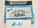 Genuine Quicksilver/ Mercury 21-30430A3 Check Valve Kit. Fixed Price $23.00.