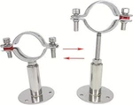 Qwork 2" Wall Mount Ceiling Pipe Support, Pack 51MM,. Fixed Price $32.33.