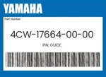Yamaha Genuine Pin, Guide 4CW-17664-00-00. Fixed Price $10.10.