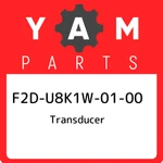 F2D-U8K1W-01-00 Yamaha Transducer F2DU8K1W0100, New Genuine Oem Part. Fixed Price $2418.46.