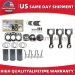 Overhaul Rebuild KIT+3PCS Rod For Yanmar 3TNV76 Engine Cat Excavator 301.7DCR. Fixed Price $493.05.