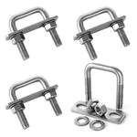 4PACK Square U-bolts 1-1/4"(30MM) Inner Width, 304 Stainless Steel M8.... Fixed Price $23.72.