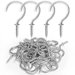 Relbro Screw Hooks, 1-1/4 Inch Metal Cup Silver, 50 Pcs. Fixed Price $10.96.