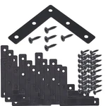Joyangy 20PCS Black Flat Shape Braces Corner Bracket, 80X80 Mm,. Fixed Price $18.38.