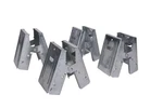 2X4 Sawhorse Brackets, Set Of 4, Galvanized, Compact Storage. Fixed Price $35.82.