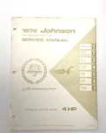 1972 Johnson 4 Hp Omc Outboard Shop Manual JM-7202 Free 1ST Class Mail. Fixed Price $30.88.