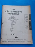 1968 Johnson Outboard Motor Service Manual 5HP No. JM-6803. Fixed Price $19.49.