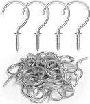 Relbro Screw Hooks, 1-1/4 Inch Metal Cup Silver, 50 Pcs. Fixed Price $11.95.