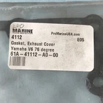 Yamaha V6 76 Degree 61A-41112-A0-00 Exhaust Cover Gasket Pro Marine 4112. Fixed Price $16.99.