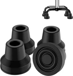 Supregear Quad Cane Tips (4-PACK) Heavy Duty Rubber 1/2 Inch, Black. Fixed Price $12.99.