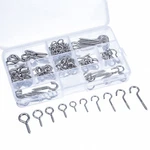 Bememo Screw Hooks And Eyes Kit, Assortment Size Ceiling Silver. Fixed Price $14.76.