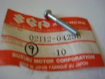 Suzuki 1978-1991 LT150 250 TS185 VS1400 VS800 Frame Screw Qt 02112-04258. Fixed Price $5.99.