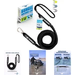 Stainless Steel Shock Absorbing Bungee Line 7-14FT Black Boat Anchor Dock Rope. Fixed Price $55.99.