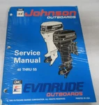 1993 Omc Johnson Evinrude 40 Thru 55 Hp Models Service Manual P/n 500608. Fixed Price $27.16.