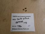 327745 Omc /evinrude Johnson Marine Nos Carburetor Orifice #40 (3) T56. Fixed Price $14.95.