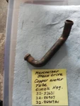 Mercruiser Stern Drive Old Style Copper Water Tube 32-32631 Or 32-86907A1 Oem. Fixed Price $7.00.