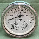 Teleflex 780886PMFB Instrument Gauge Voltage Fuel Speed Flush Mount Chrome Trim. Fixed Price $82.42.