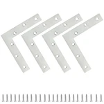 Bonsicoky Pack Shape Flat Bracket, X 4.7"(120MM 120MM), Silver. Fixed Price $13.40.