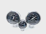 Faria Mercury Mariner Mercruiser Speedometer Tachometer Trim Gauge Set Kit Black. Fixed Price $141.97.