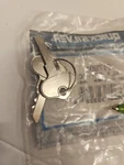 Mercury Quicksilver Key Set - (c) 817891 (1 Pair) Nos Oem MQ20. Fixed Price $12.75.