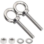 Aivoof Stainless Steel Eye Bolts, Pack Shoulder 2" M10, 2PCS. Fixed Price $18.98.