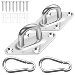 Czxnbi Heavy Duty Hammock Hanging Kit - 1000 Lb Capacity Swing Medium, Silver. Fixed Price $15.53.