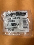 Mercury Mercruiser Quicksilver Oem 53-87843 E-ring Retaining New. Fixed Price $7.99.