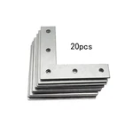 Sipery 20 Pack Silver Corner Brackets, 4 Inch Repair Mending Braces .... Fixed Price $19.62.