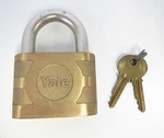 Vintage Huge Yale Super Pin Tumbler W/ Keys 3.5" X 2.5" Padlock. Fixed Price $199.99.