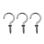 Idealsv Pcs (304) Stainless Steel Screw Ceiling Hooks 1 Inch Cup. Fixed Price $11.99.