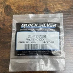 Mercury Quicksilver 21-F177330 Check Valve Oem Nos. Fixed Price $10.50.