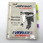 Johnson Evinrude Outboards Service Repair Manual 40 Thru 55 1996 2-CYLINDER Omc. Fixed Price $49.95.