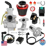 Xikoby PZ20 Carburetor Kit For 50-125CC Atv Quad Go Kart Dirt Bike. Fixed Price $75.54.